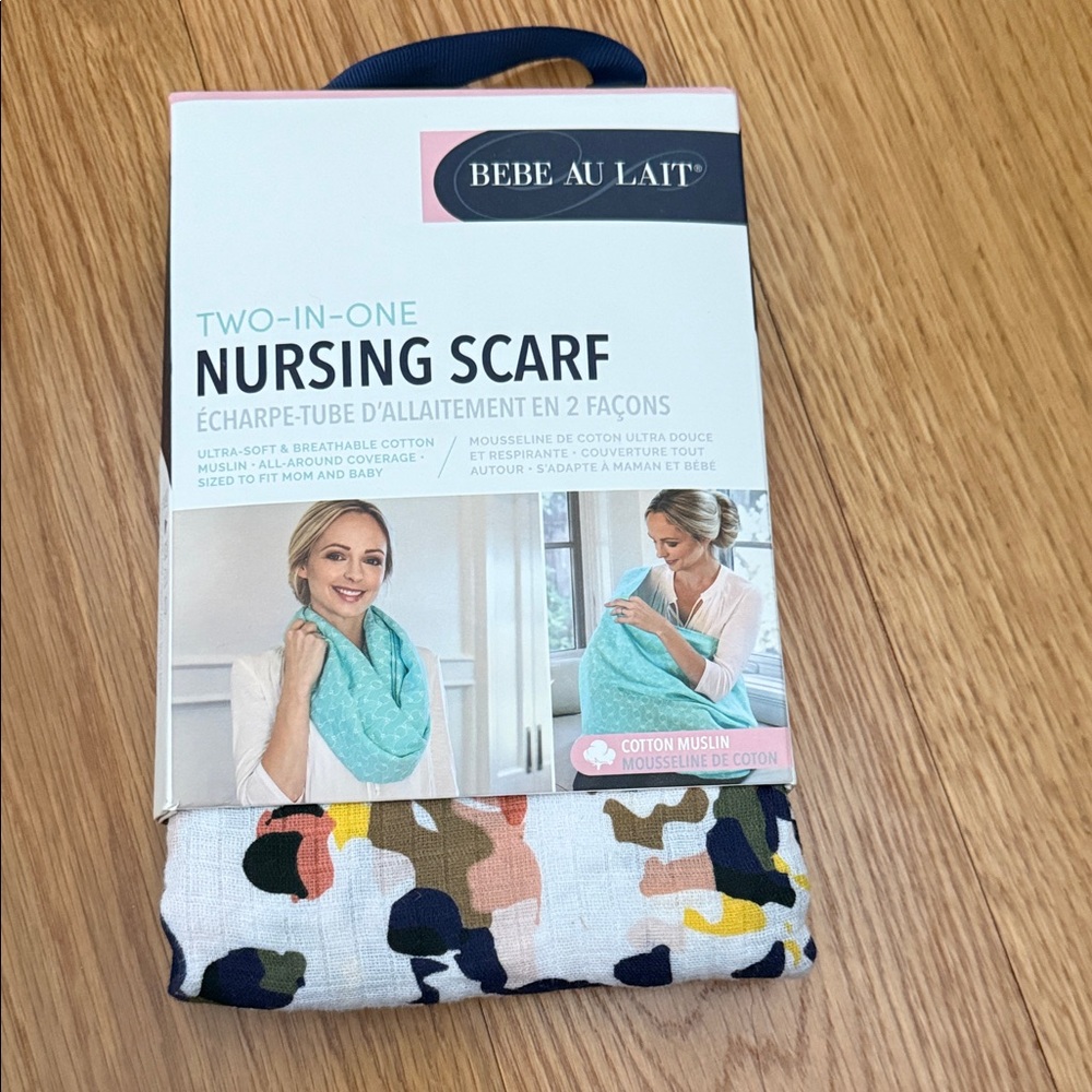 Bebe au Lait Multicolor Cotton Muslin Nursing Scarf